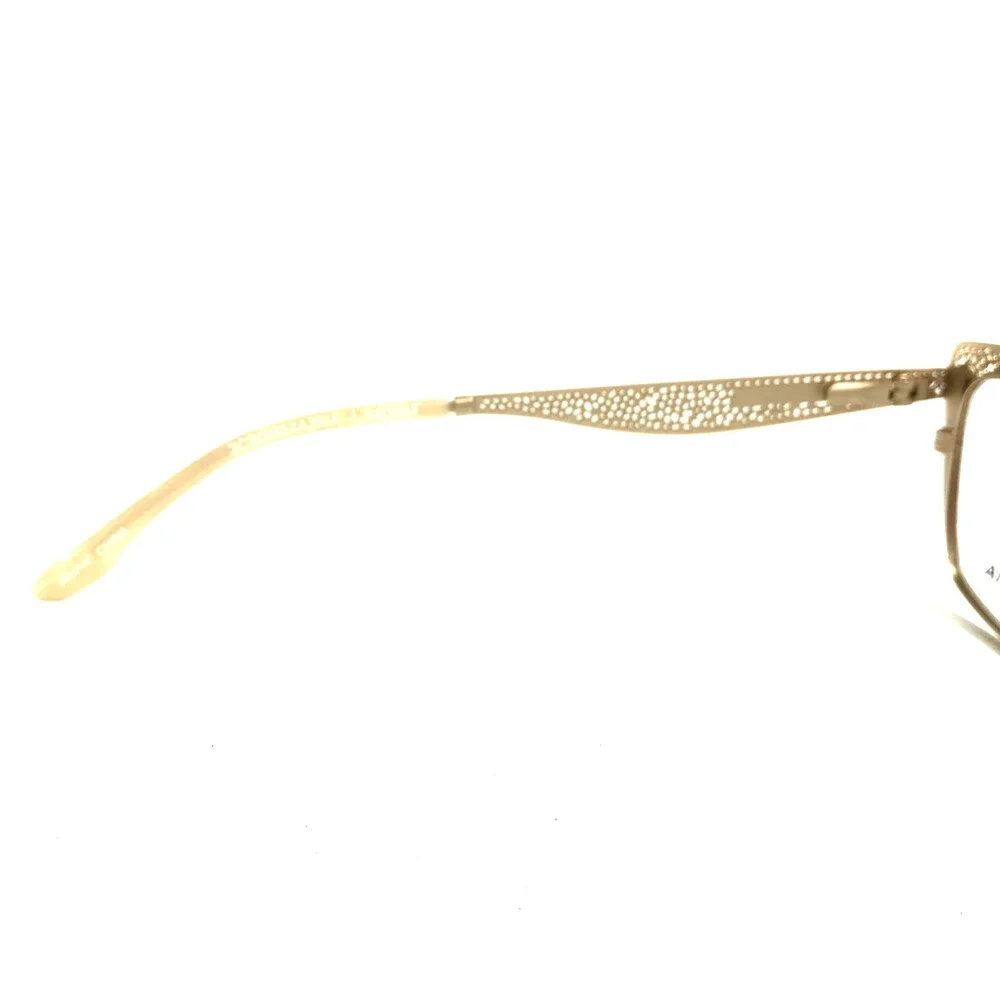 BCBGMAXAZRIA Eyeglasses Frames BEATRIZ GOLD Cat Eye Brushed Gold 53-15-140